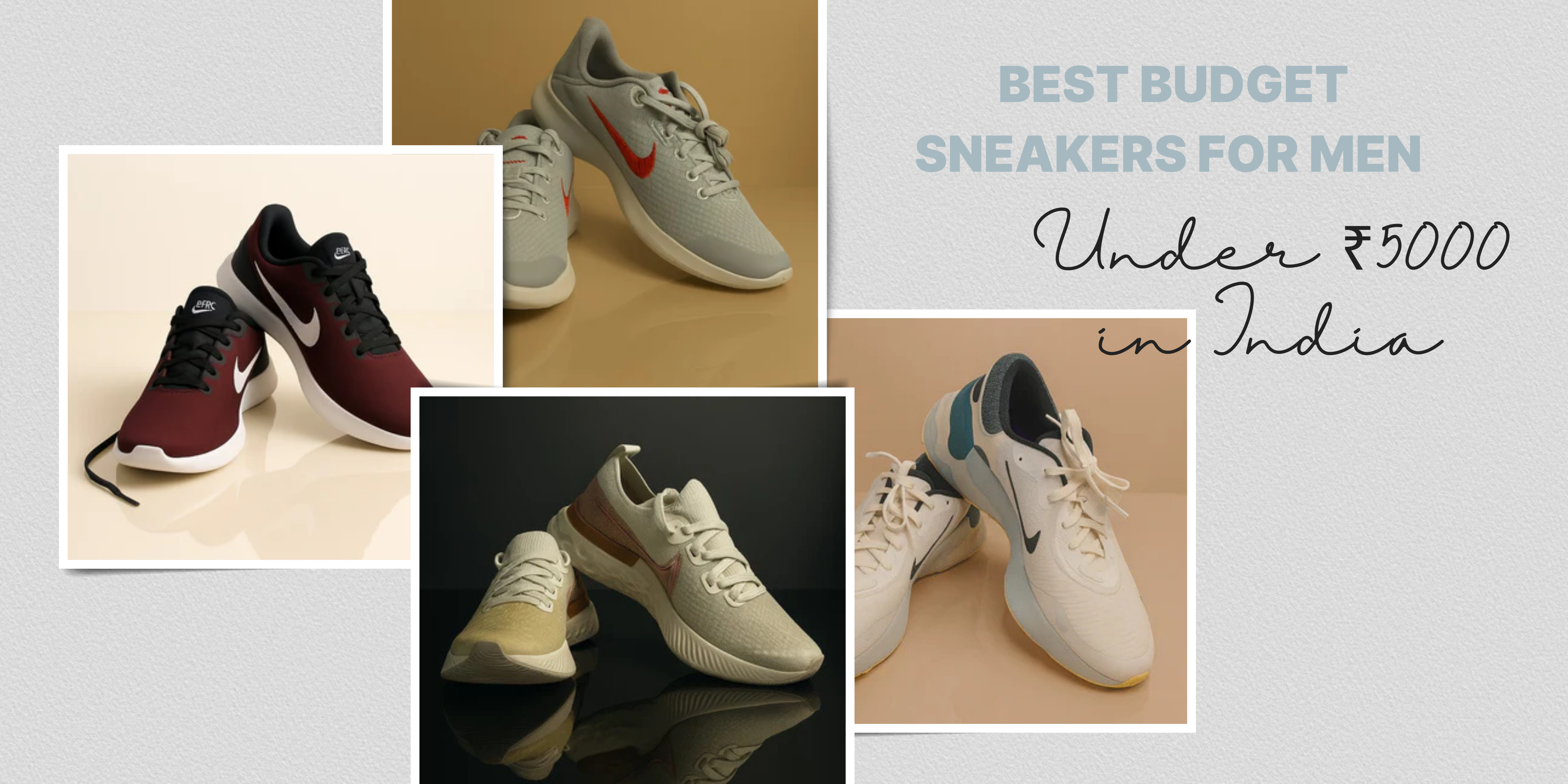 Best Budget Sneakers for Men Under ₹5000 in India