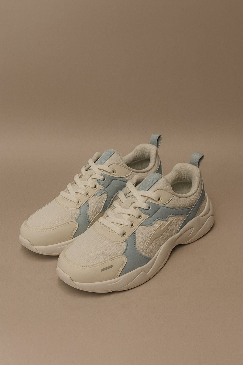 Xtep: White-Powder blue