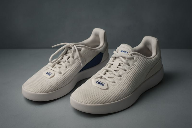 Xtep: White with square pattern