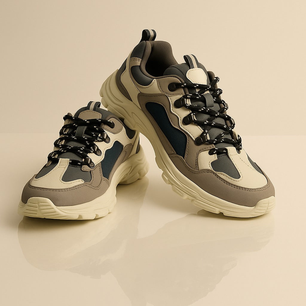 Xtep - Biege and Green