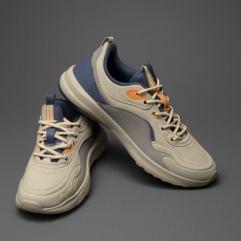 Xtep: Grey-Blue-Orange