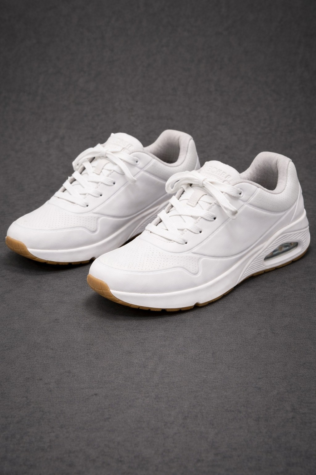 Skechers: Boys brown-white