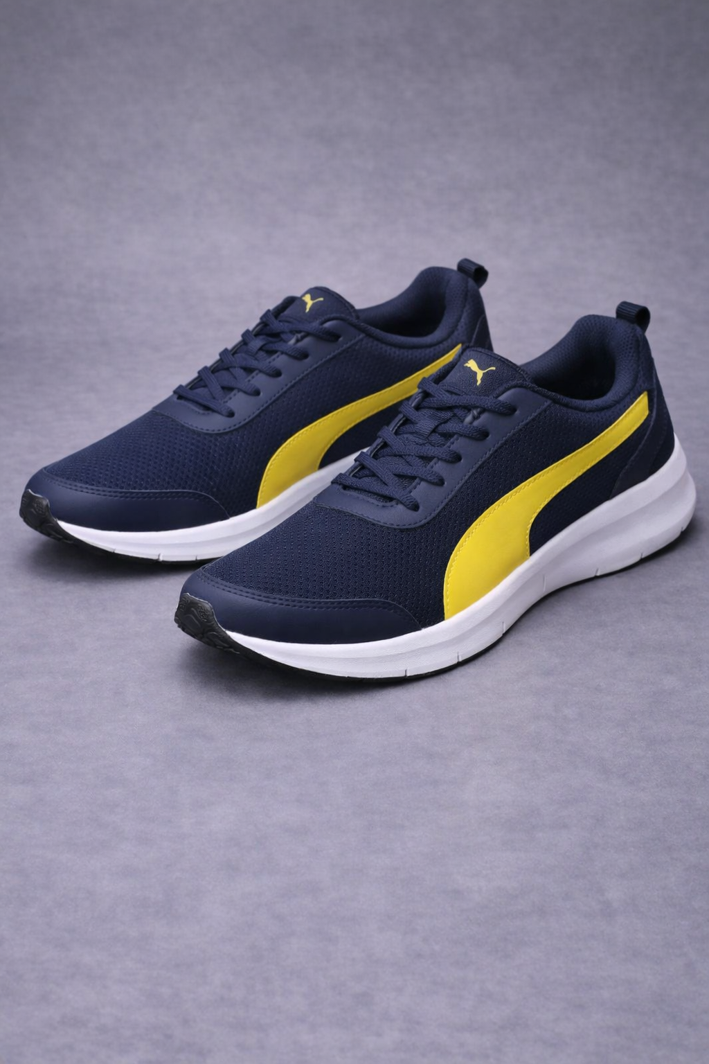 Puma: Navy Blue & Yellow