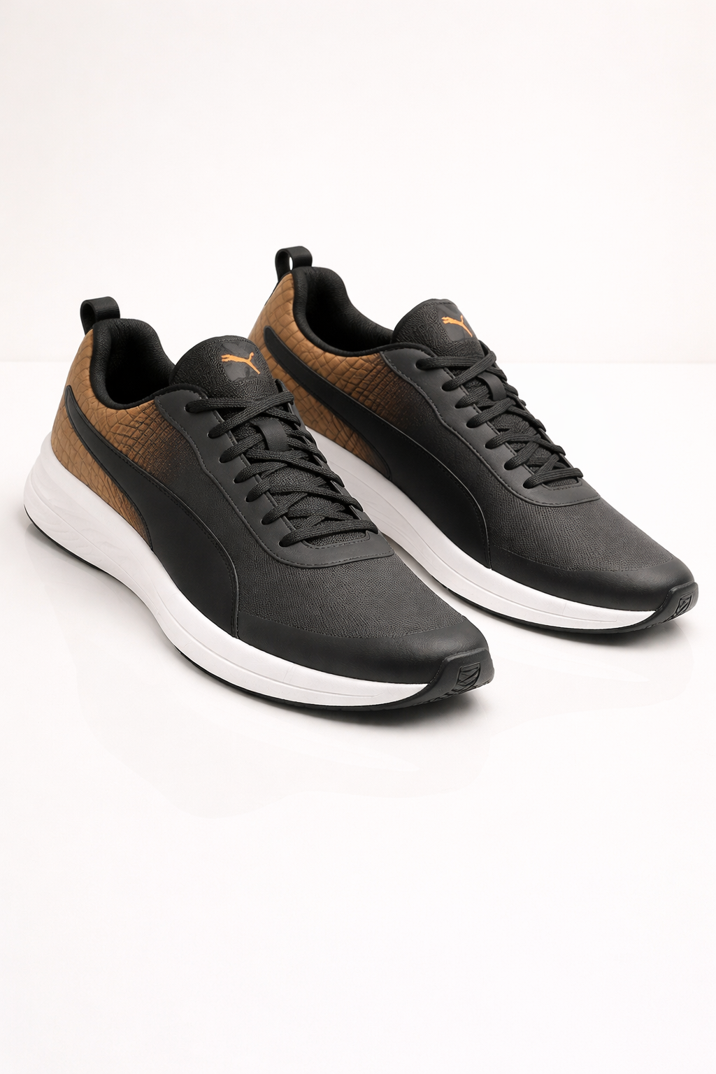 Puma: Grey with Tiger Print