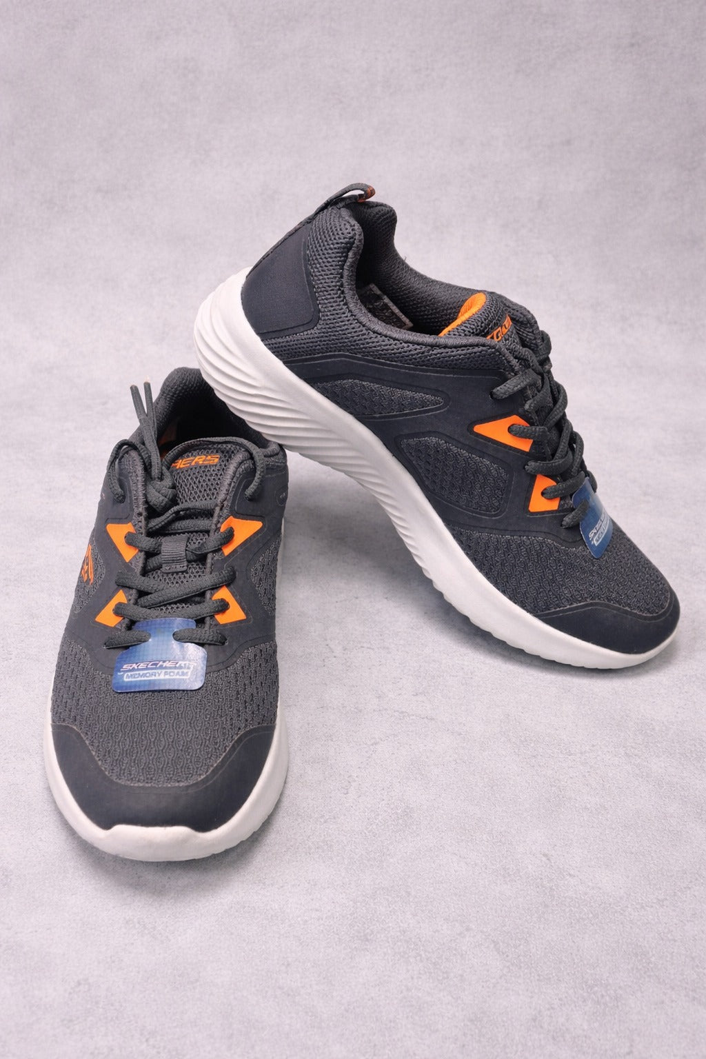 Skechers: Boys Dark Grey