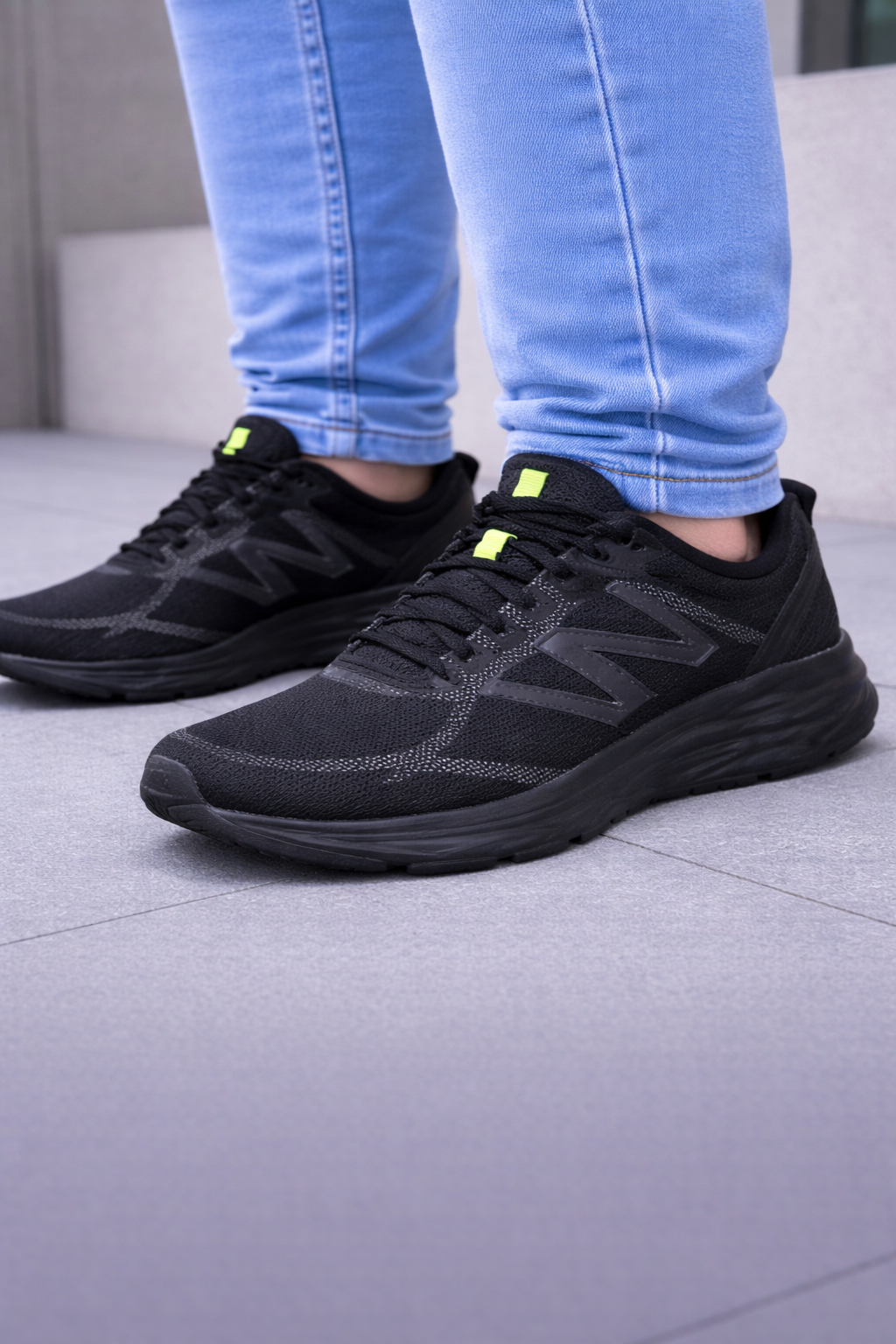 NB: Black with Grey Pattern