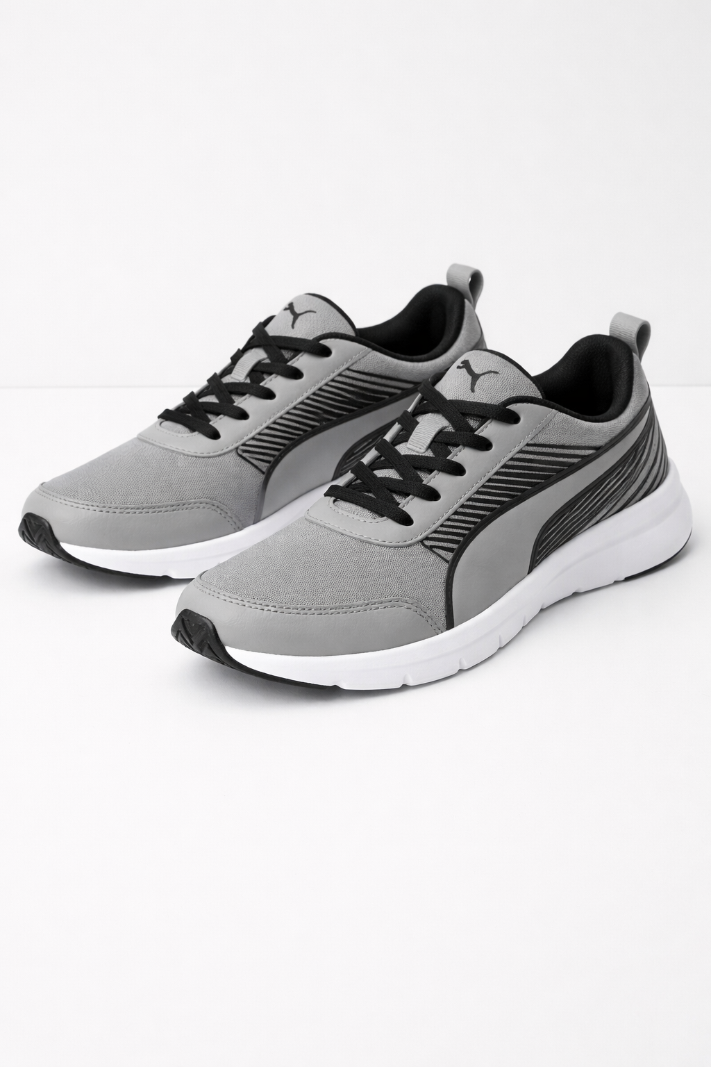 Puma: All grey with black pattern
