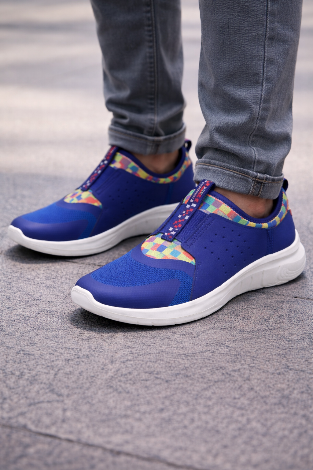 Skechers: Girls deep blue