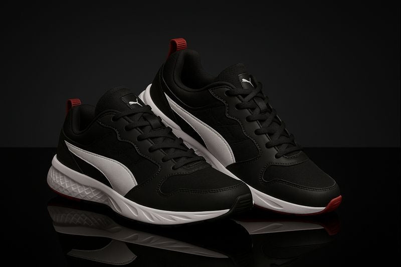 Xtep: Black-red-white