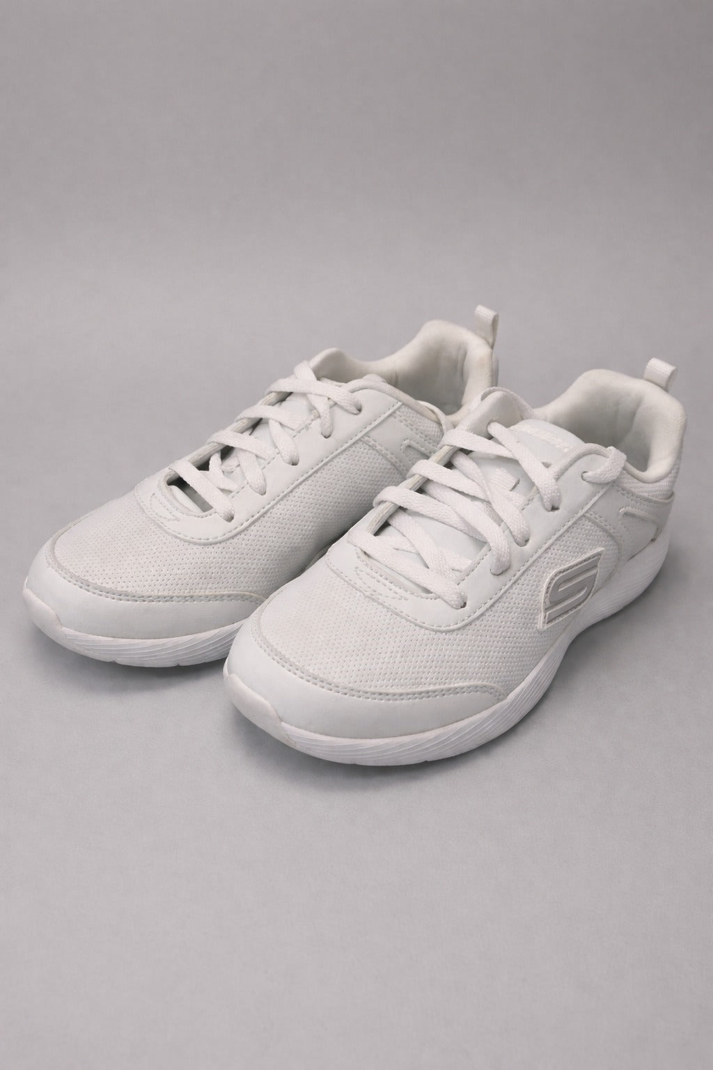 Skechers: Boys white