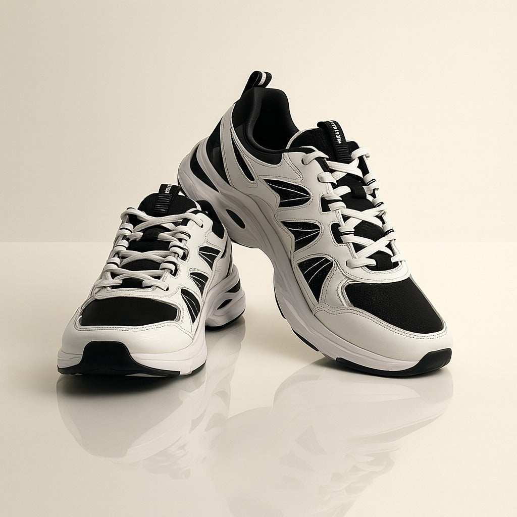 Xtep : Black and white