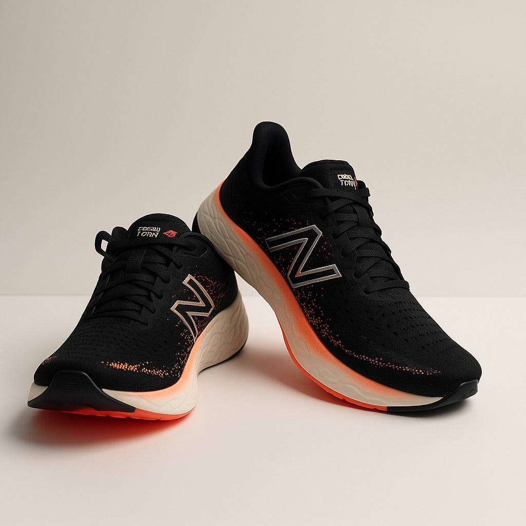 NB: Black with neon Orange