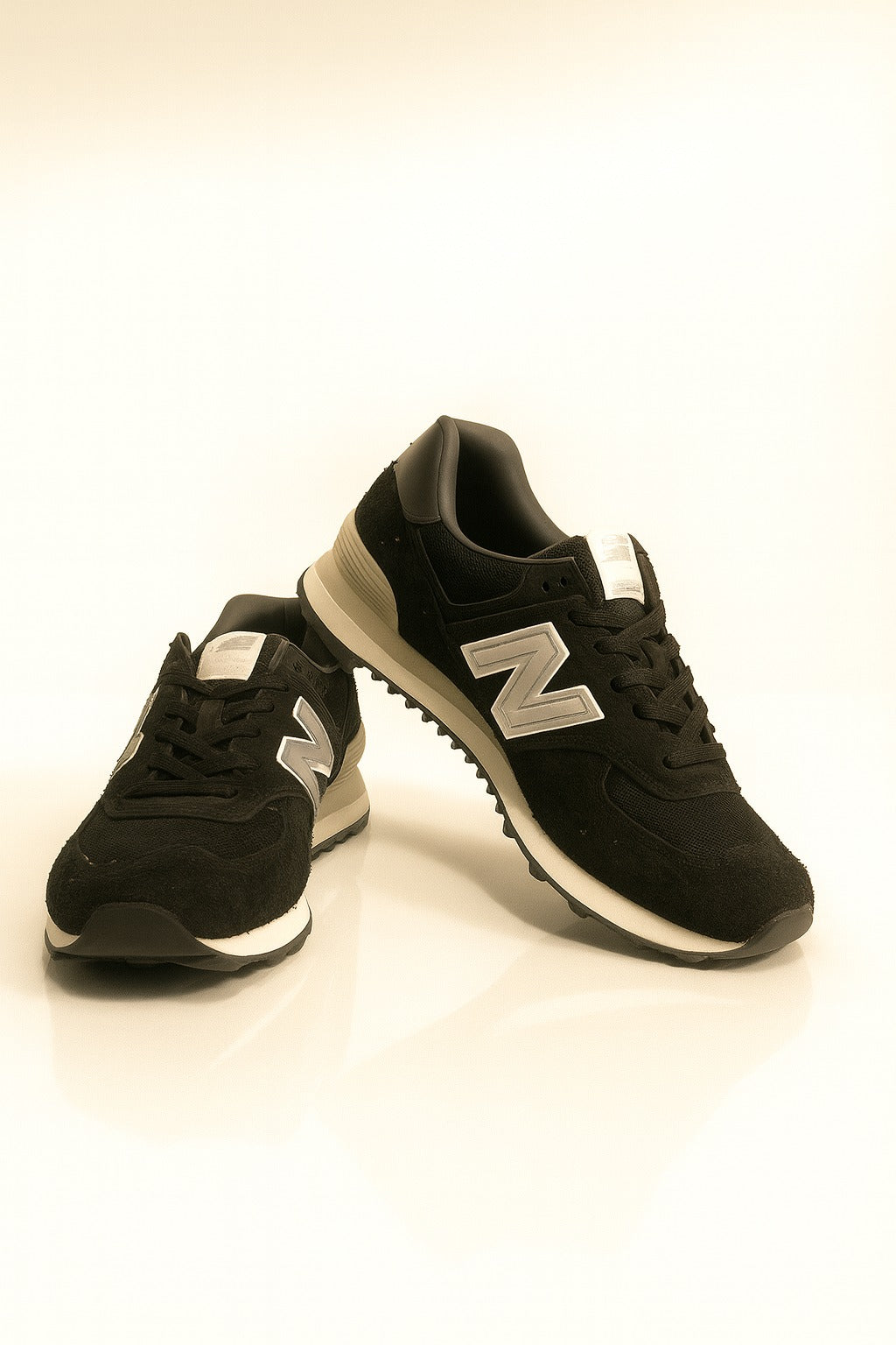 NB: Black sneakers
