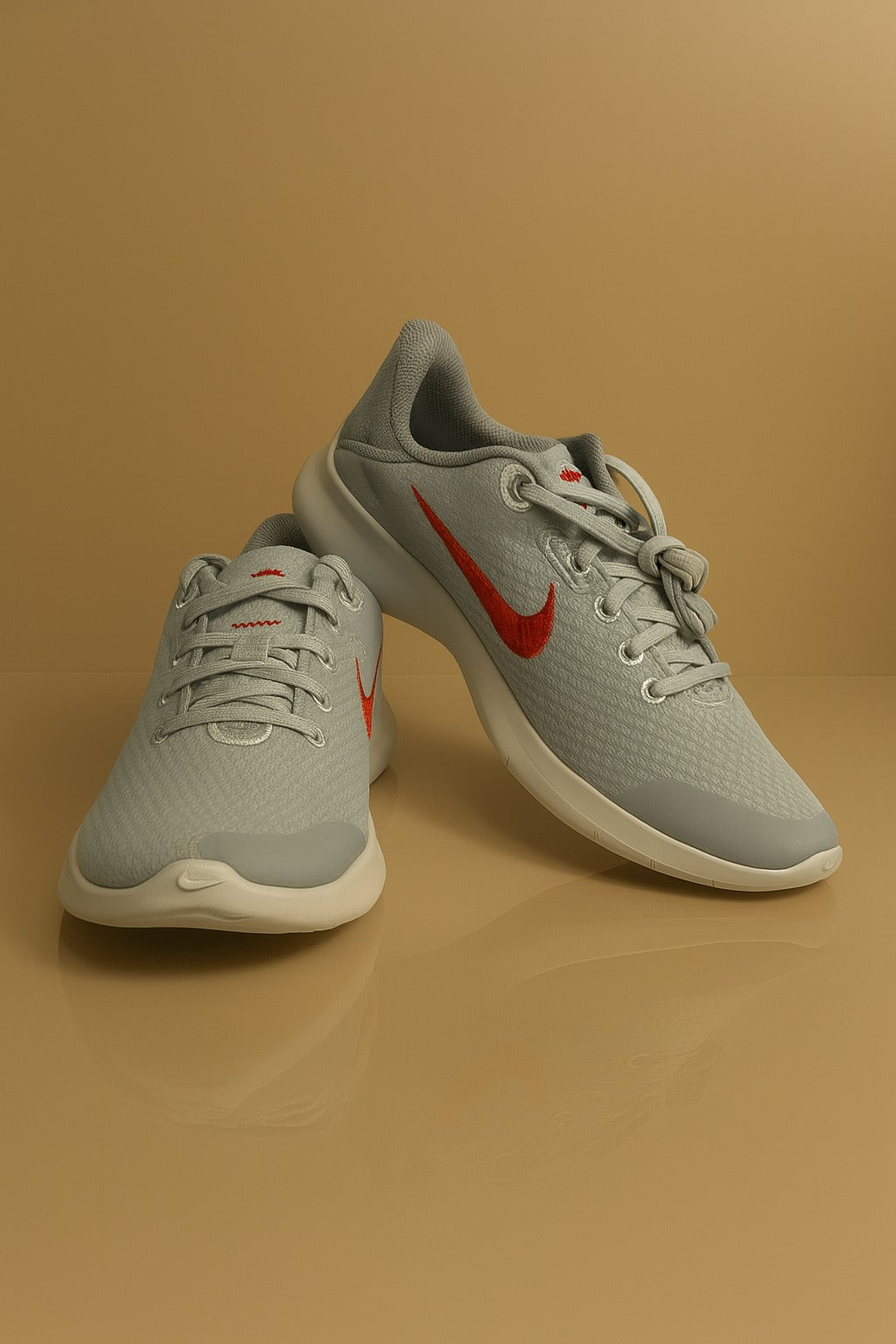 Nike : Gray-red