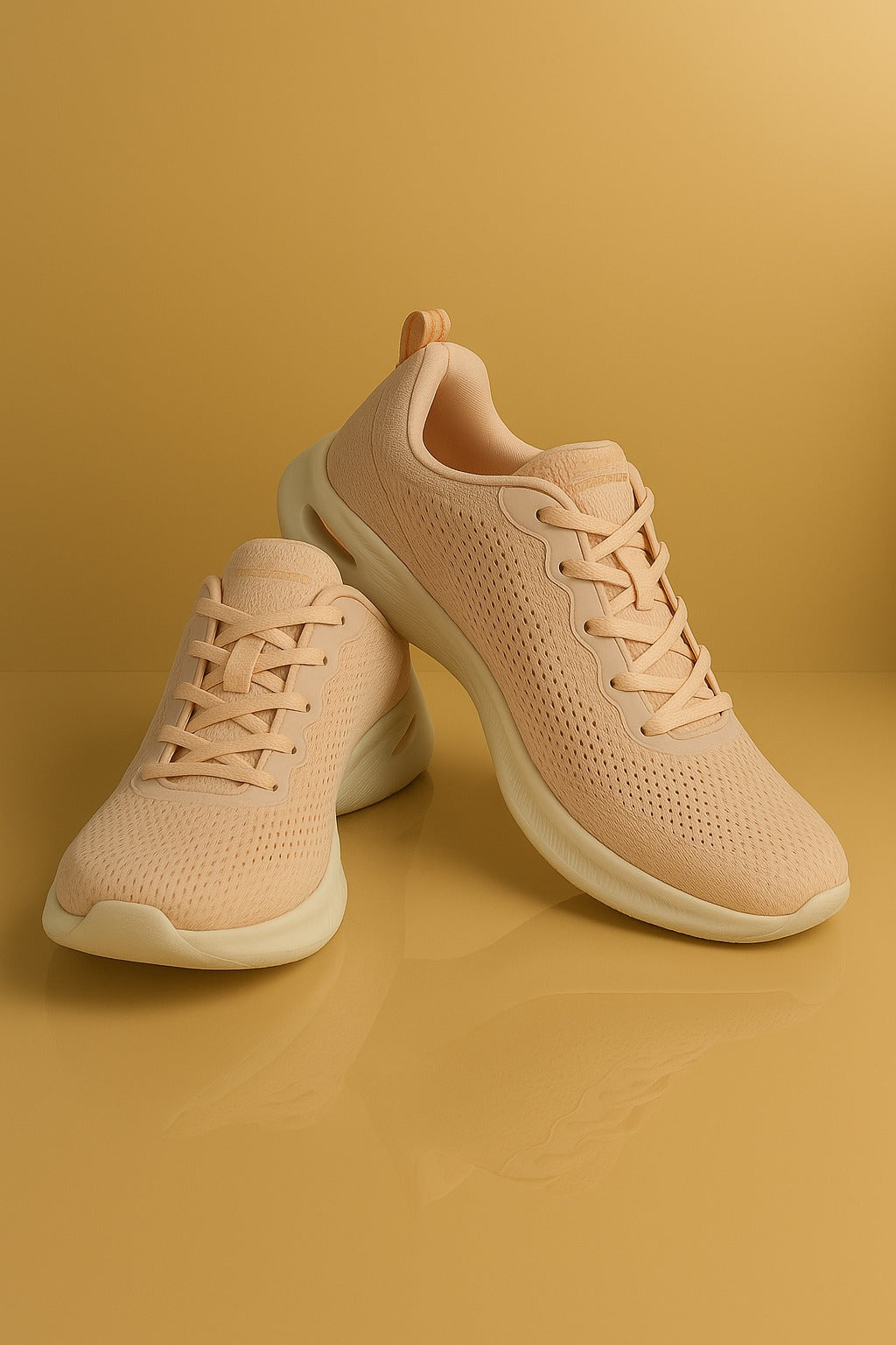 Skechers: Beige pink