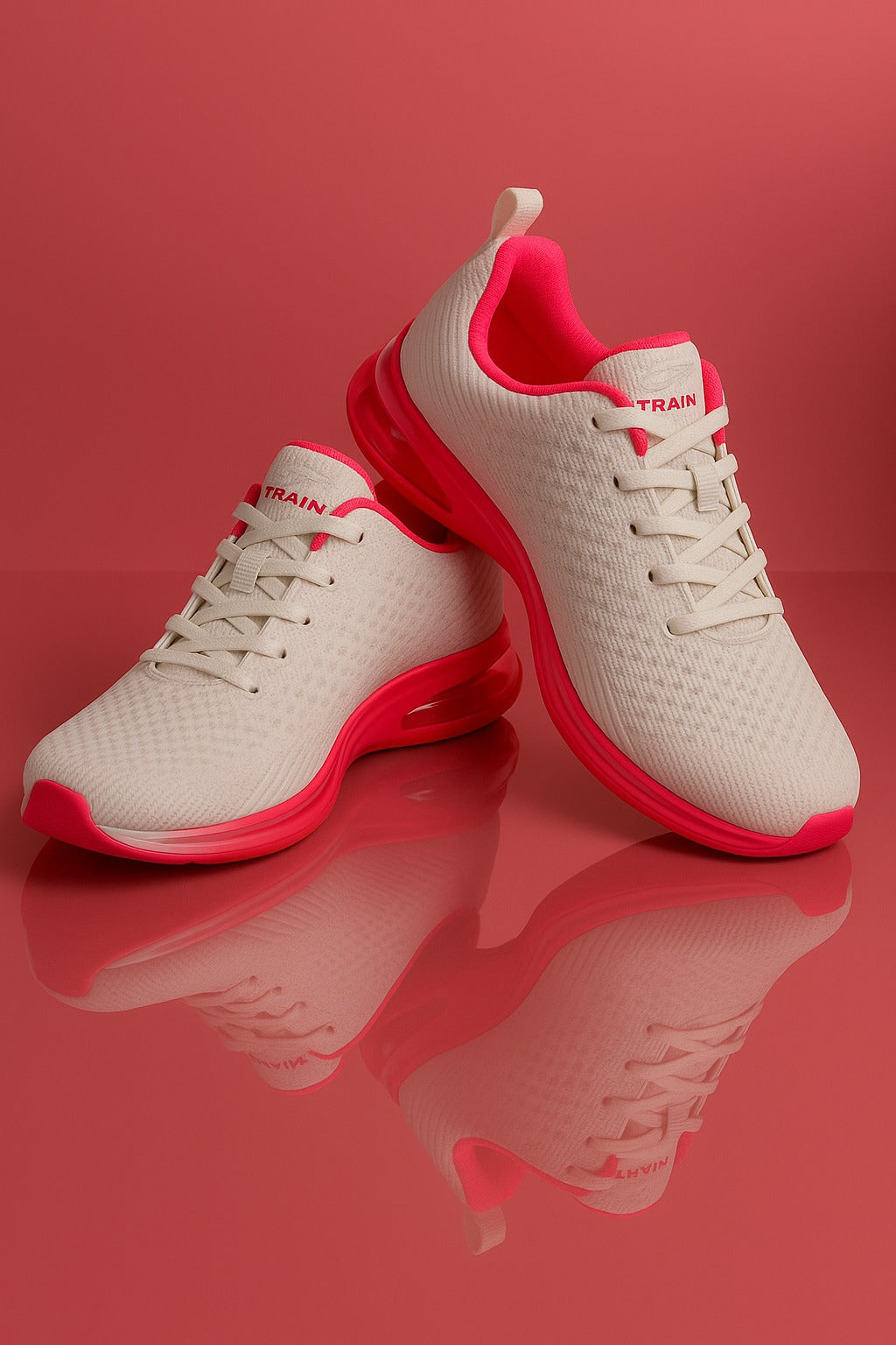 Skechers: hot pink white