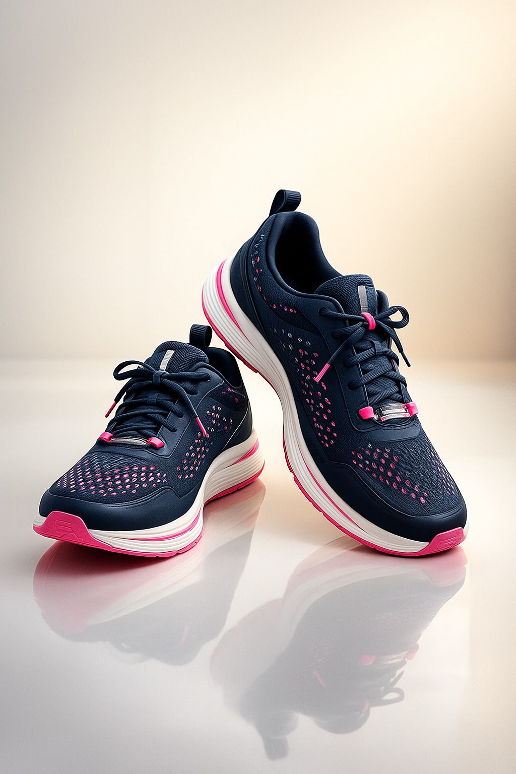 Skechers: Bluish pink