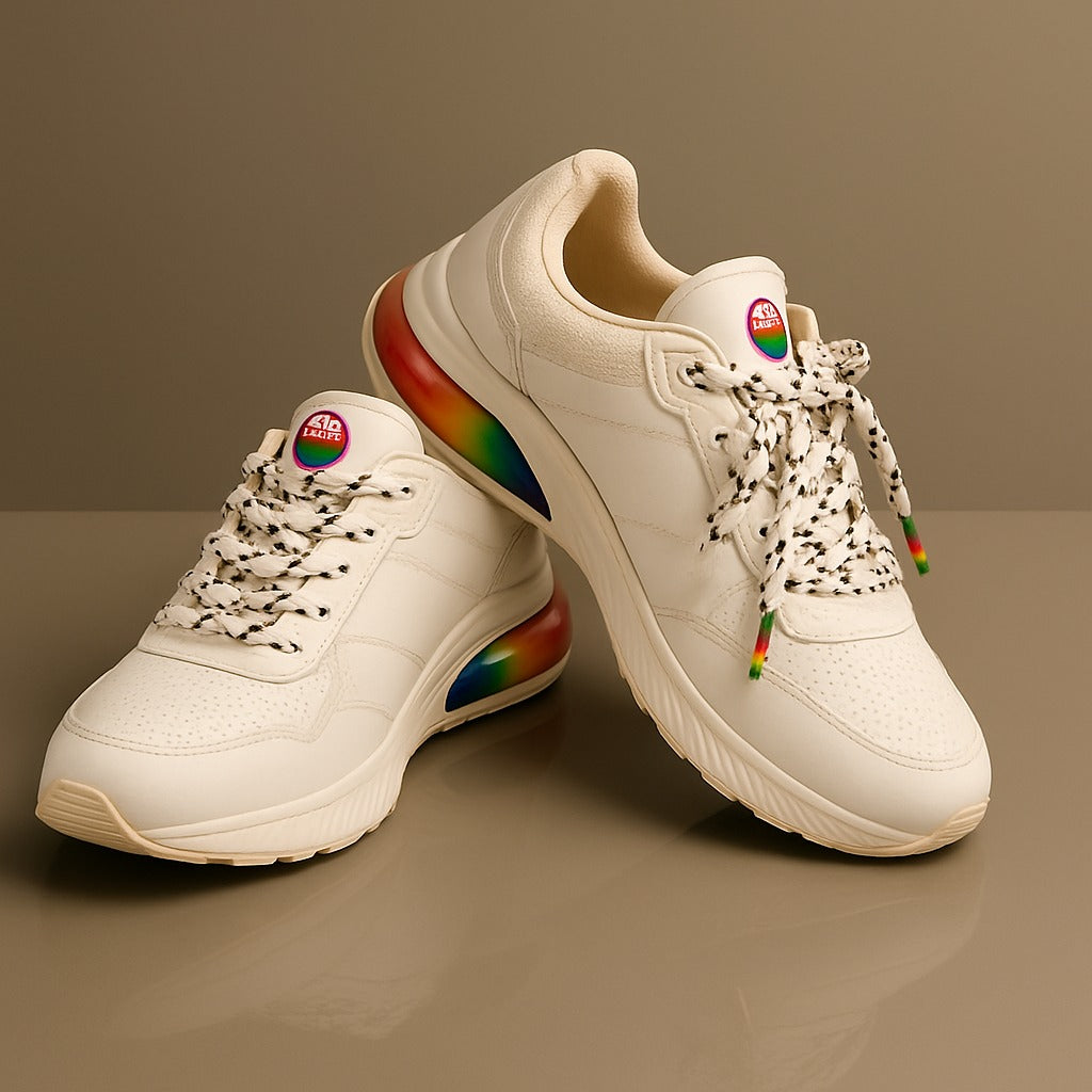 Skechers: Multi-white