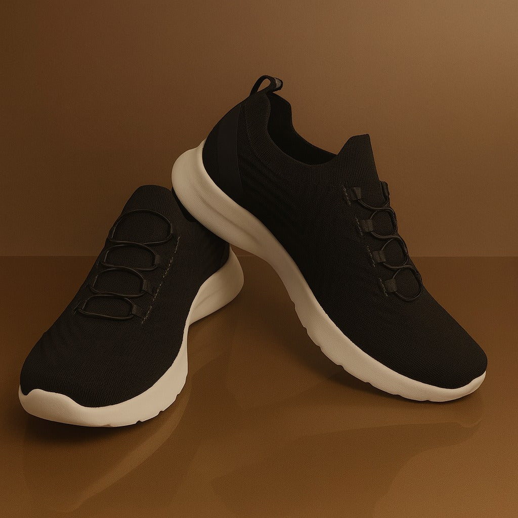 Skechers: Black with white
