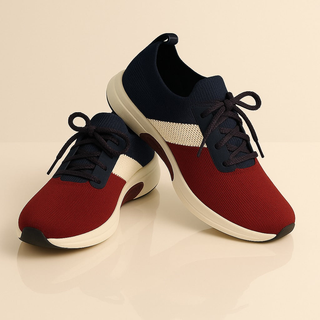 Skechers: Blue-red and white