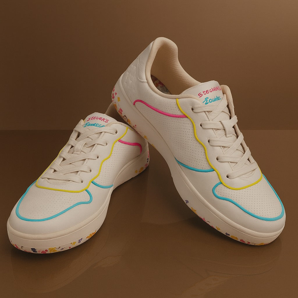 Skechers: Cute white