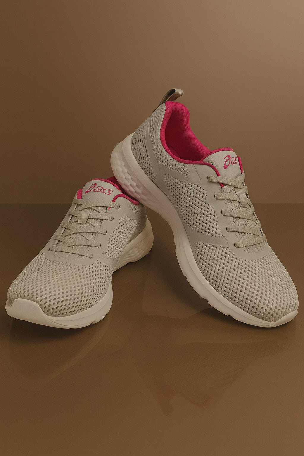 Skechers: Gray-hot pink