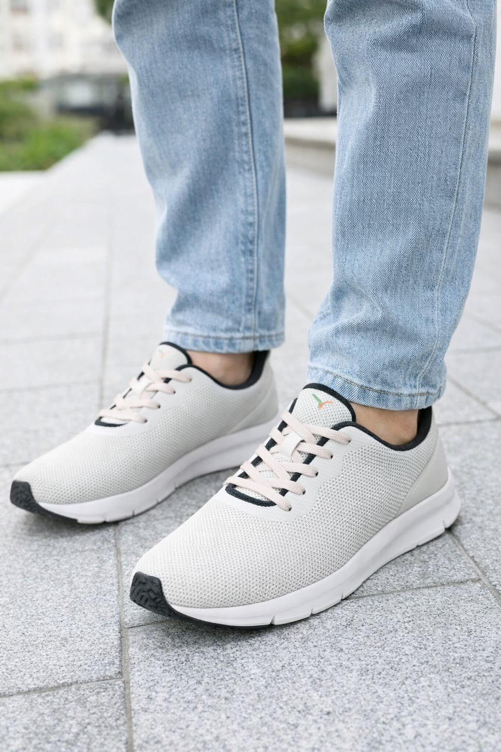 Puma: White with Black Accents