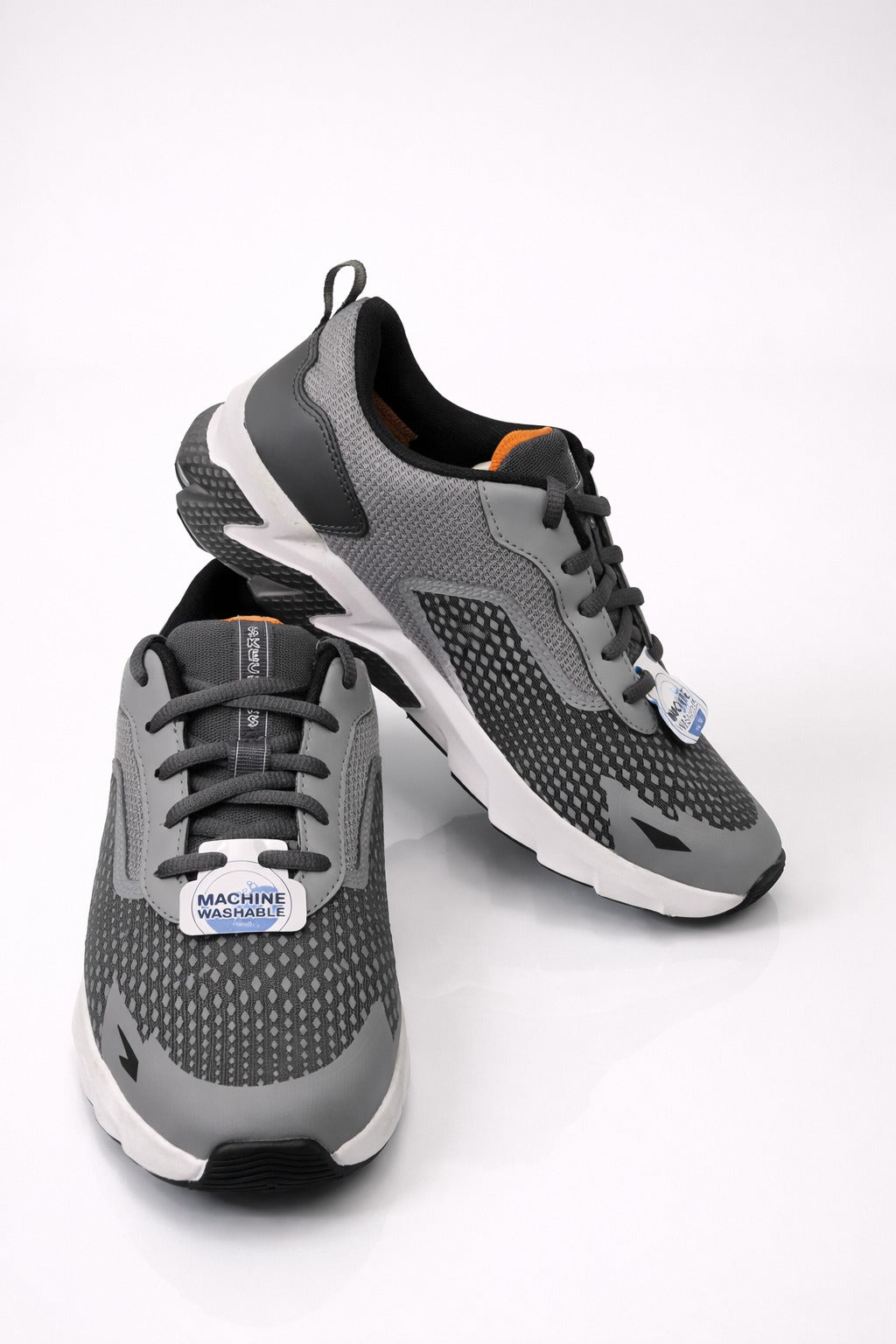 Skechers: Boys Grey-black