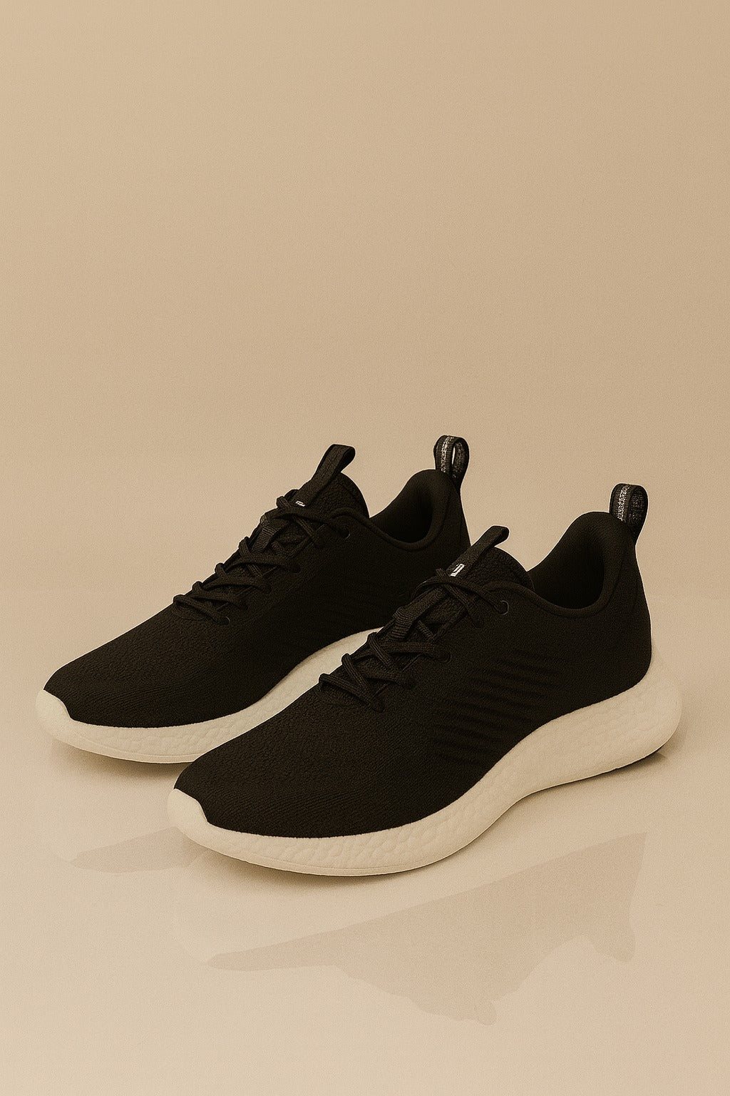 Xtep: Black with white sole 05